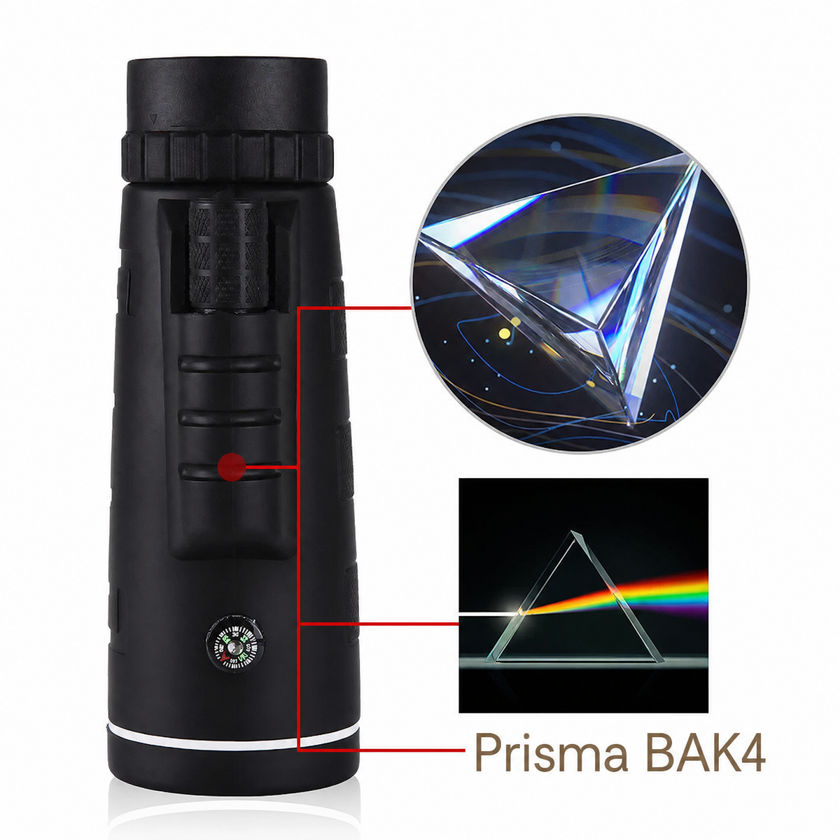500X Pro Telescopio portatile ad alta risoluzione