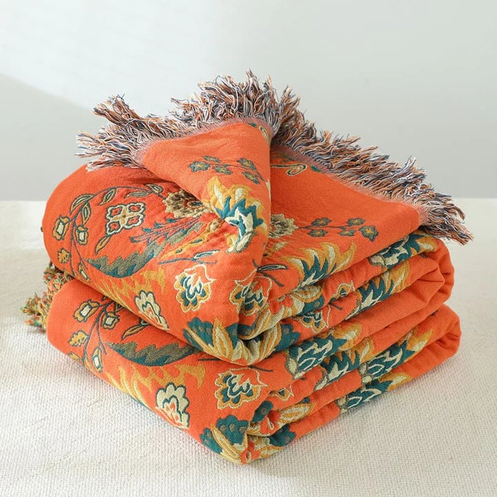 Coperta per divano copriletto matrimoniale in cotone