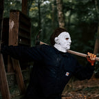 Maschera per costume di Halloween horror inglese da uomo | Testa completa realistica