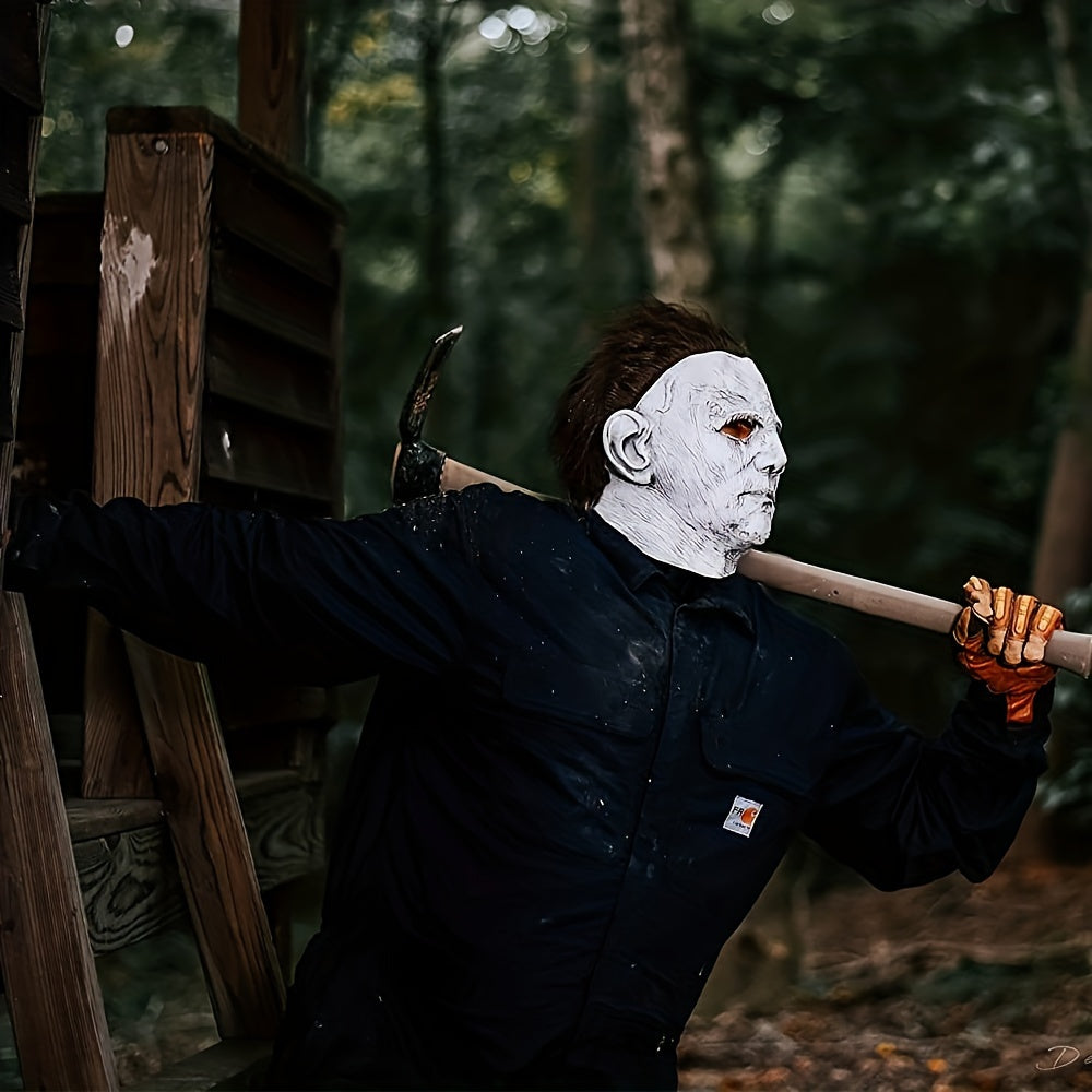 Maschera per costume di Halloween horror inglese da uomo | Testa completa realistica