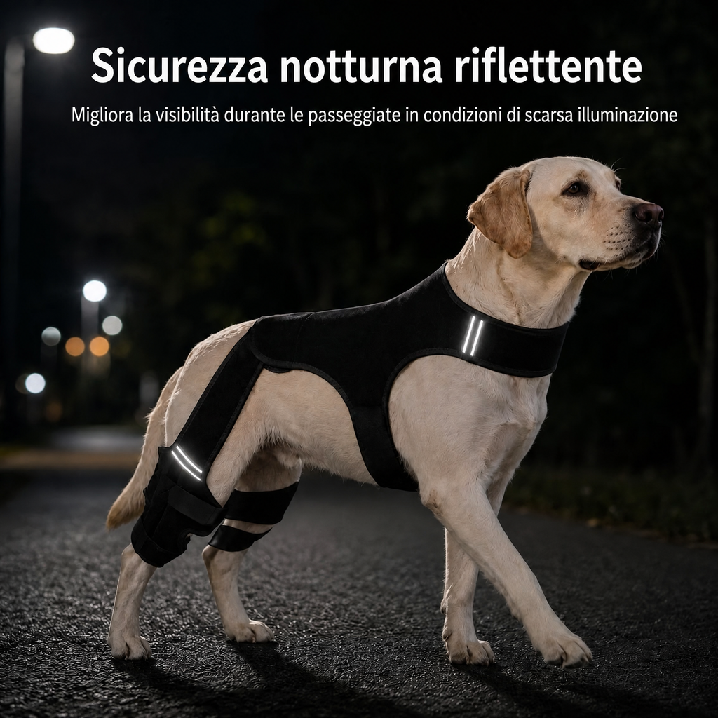 RearGuard Dog Rear Leg Support Brace - Fascia di supporto per zampe posteriori antiscivolo per cani anziani, pavimenti i