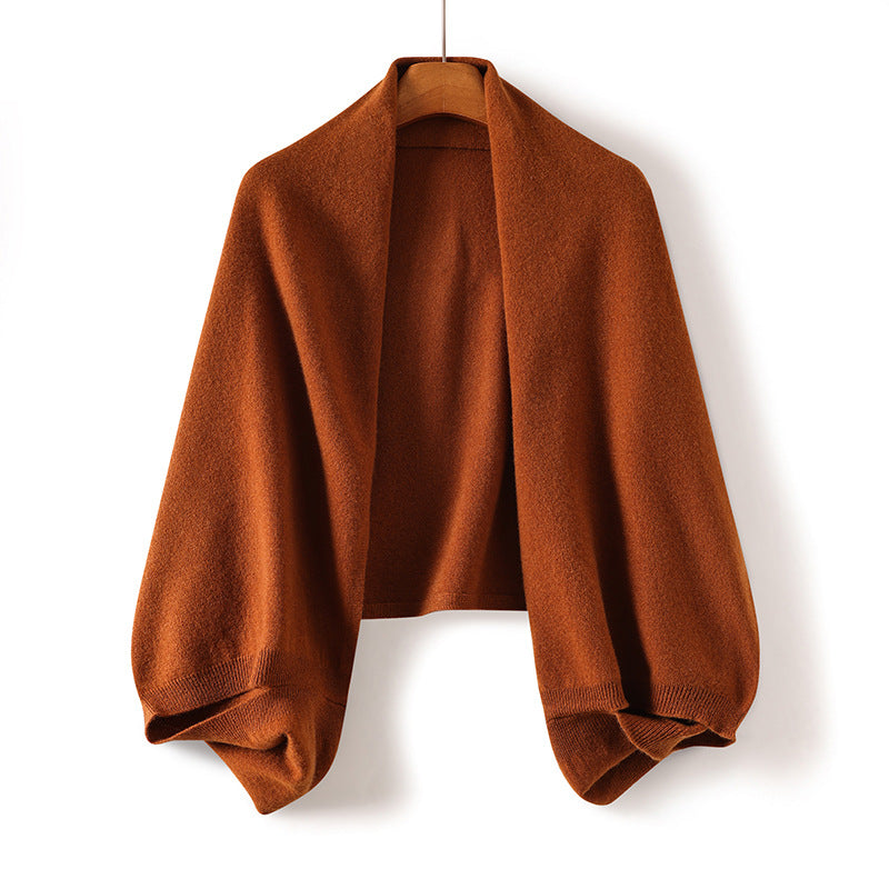 Cosy Wool Wrap - Gilet da donna