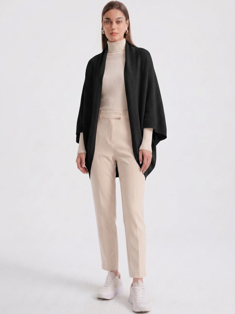 Cosy Wool Wrap - Gilet da donna