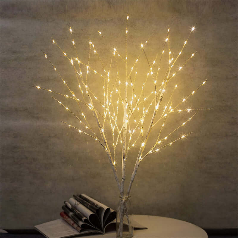 Luci decorative a LED per albero di betulla di Natale