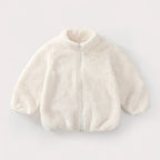 Calda giacca in pile per bambini per l'autunno e l'inverno