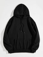 Felpa con cappuccio da donna oversize e accogliente: pullover rilassato in poliestere