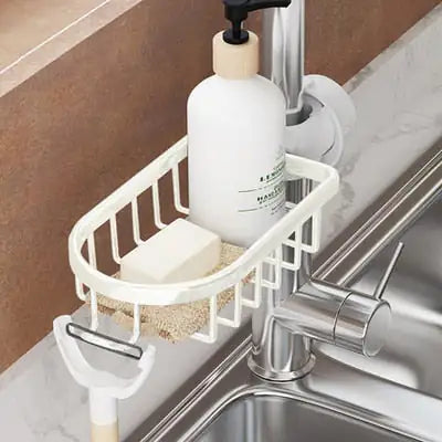 AquaGrip Shower Shelf – Pratica, in acciaio inox e salvaspazio