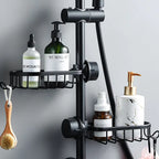 AquaGrip Shower Shelf – Pratica, in acciaio inox e salvaspazio