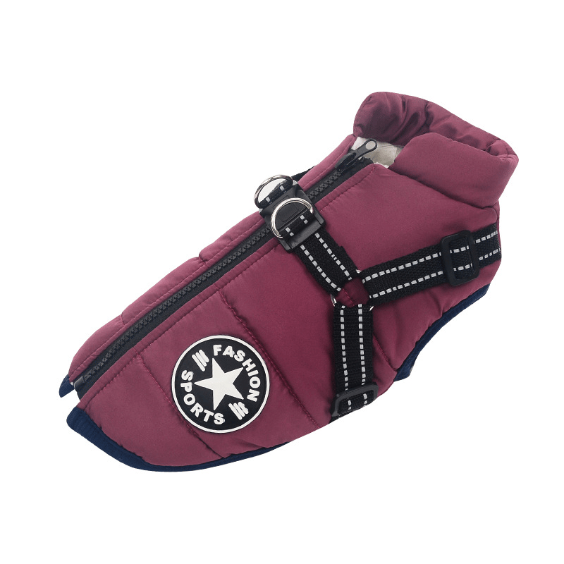 PupGuard - Cappotto invernale per cani con pettorina