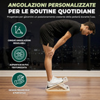 Tavoletta inclinata in legno regolabile a cinque livelli per stretching ed esercizi in inclinazione