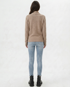 Maglione di lana lavorato a maglia Noa