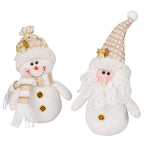 Decorazioni natalizie per pupazzo di neve