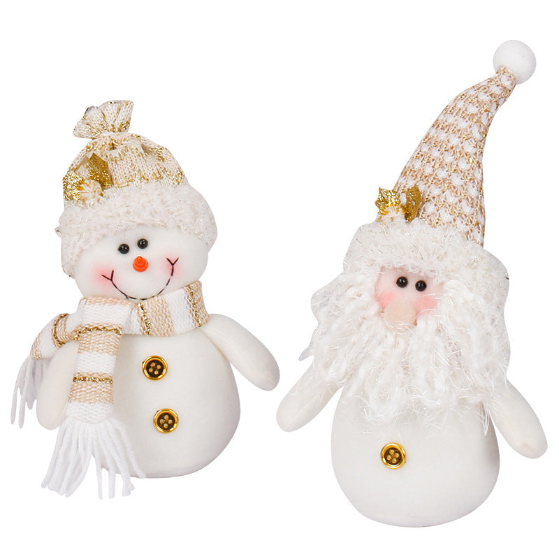 Decorazioni natalizie per pupazzo di neve