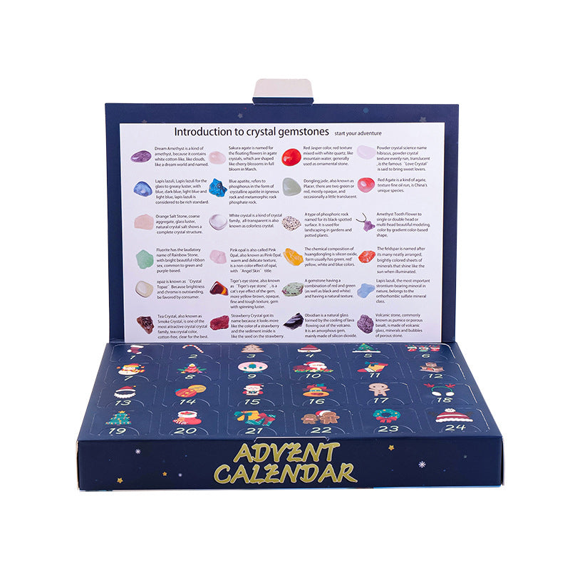 Calendario dell'Avvento in pietra natalizia