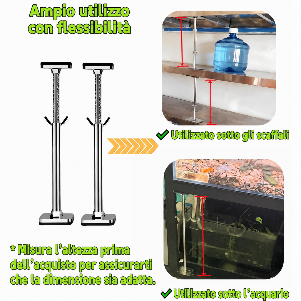 Kit di supporto per lavello sottotop