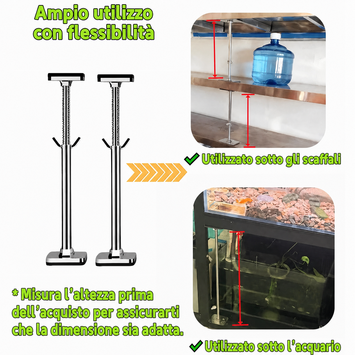 Kit di supporto per lavello sottotop
