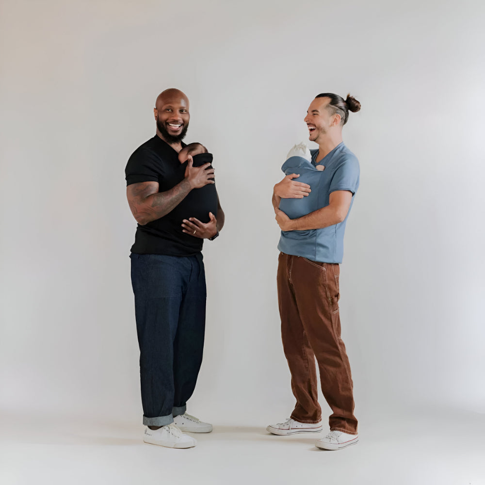 Baby Carrier Tee – Maglietta fascia porta bebè a mani libere stile wrap