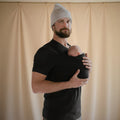 Baby Carrier Tee – Maglietta fascia porta bebè a mani libere stile wrap