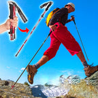 Bastoncini da trekking pieghevoli telescopici per escursioni