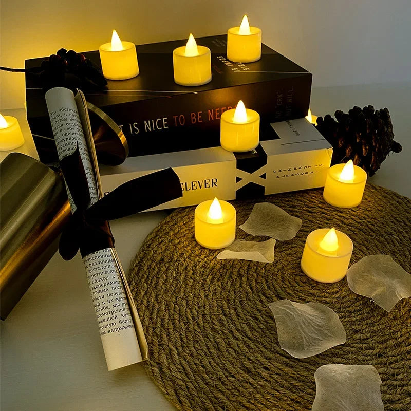 Candele Tealight a LED senza fiamma