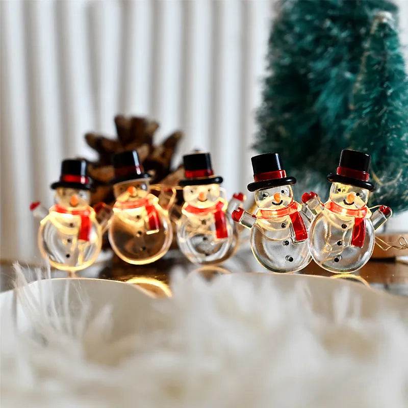 Luci decorative per modellare il pupazzo di neve di Natale di Natale