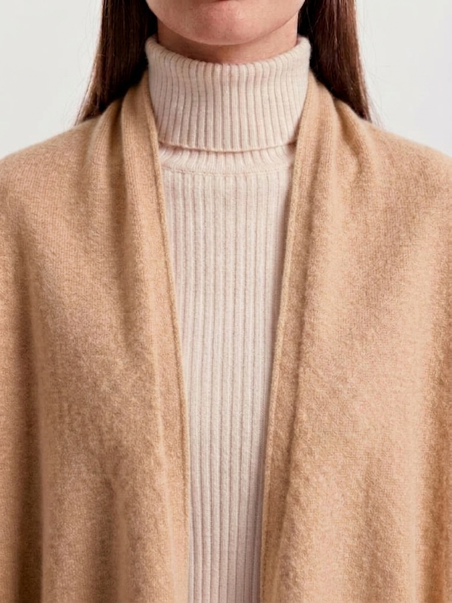 Cosy Wool Wrap - Gilet da donna
