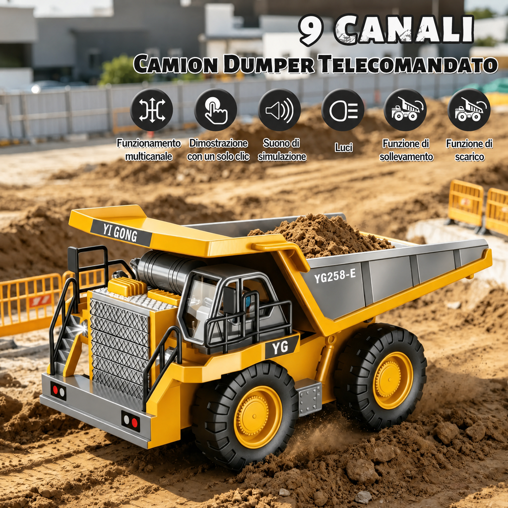 Set di costruzione RC con 4 veicoli