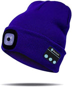 Berretto con luce Bluetooth Cuffia Wireless