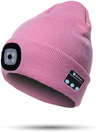 Berretto con luce Bluetooth Cuffia Wireless