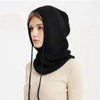Berretto in maglia misto cashmere con vestibilità regolabile