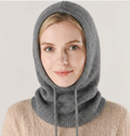 Berretto in maglia misto cashmere con vestibilità regolabile