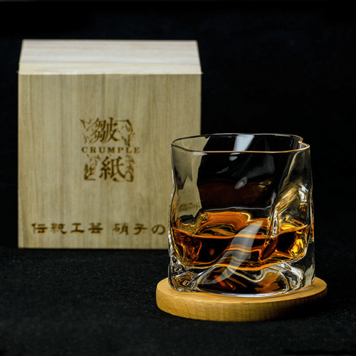Bicchiere da whisky Japanese Edo Kiriko Crumple Body