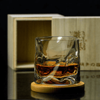 Bicchiere da whisky Japanese Edo Kiriko Crumple Body