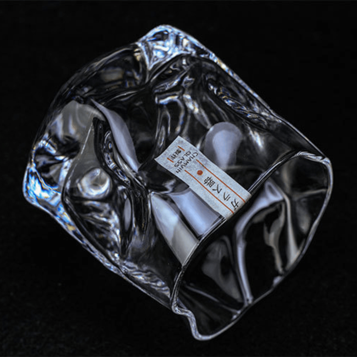 Bicchiere da whisky Japanese Edo Kiriko Crumple Body