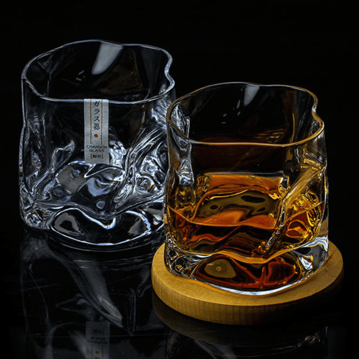 Bicchiere da whisky Japanese Edo Kiriko Crumple Body