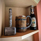 Boccale doppio Rustico Nordic Viking