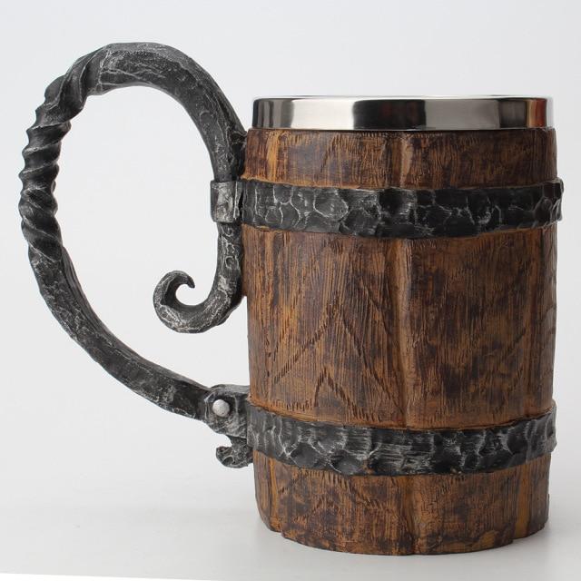 Boccale doppio Rustico Nordic Viking