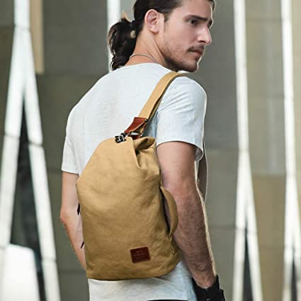 Borsa a tracolla in canvas impermeabile con tasca antifurto – MultiWear