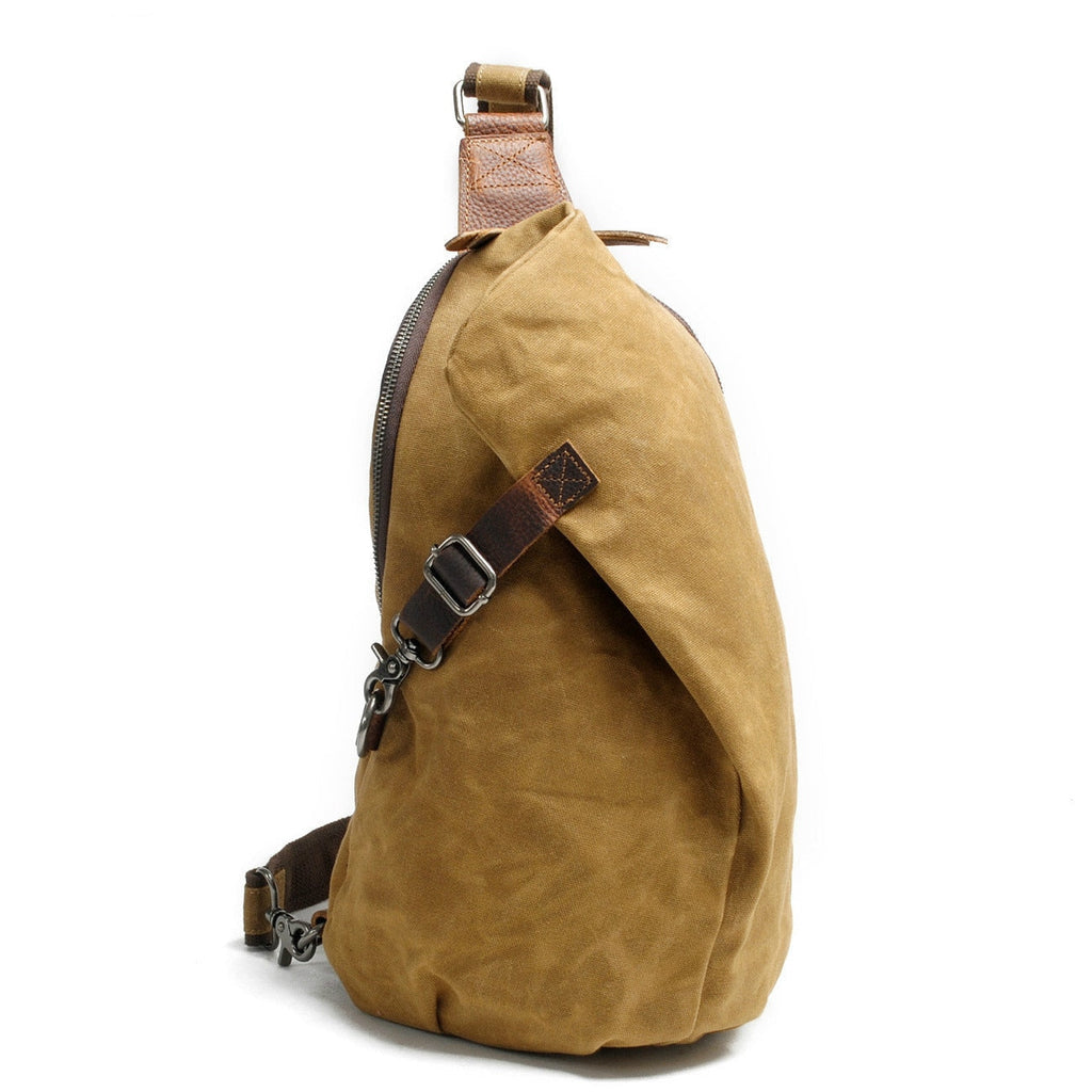Borsa a tracolla in canvas impermeabile con tasca antifurto – MultiWear