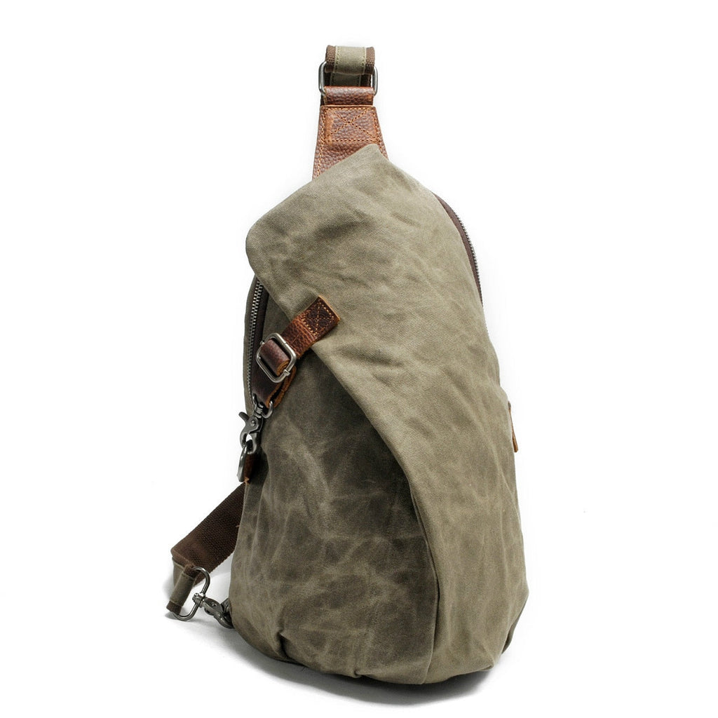 Borsa a tracolla in canvas impermeabile con tasca antifurto – MultiWear