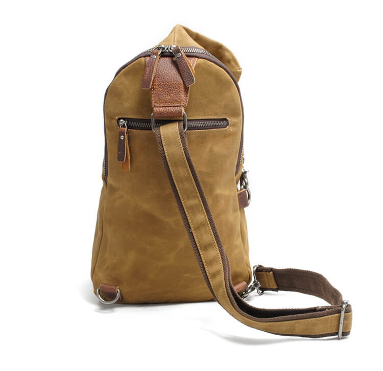 Borsa a tracolla in canvas impermeabile con tasca antifurto – MultiWear