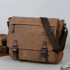 Borsa a tracolla messenger da uomo in tela