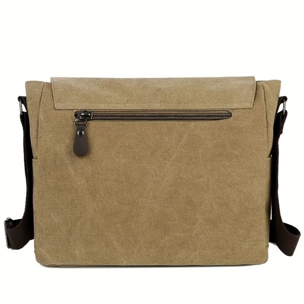 Borsa a tracolla messenger da uomo in tela