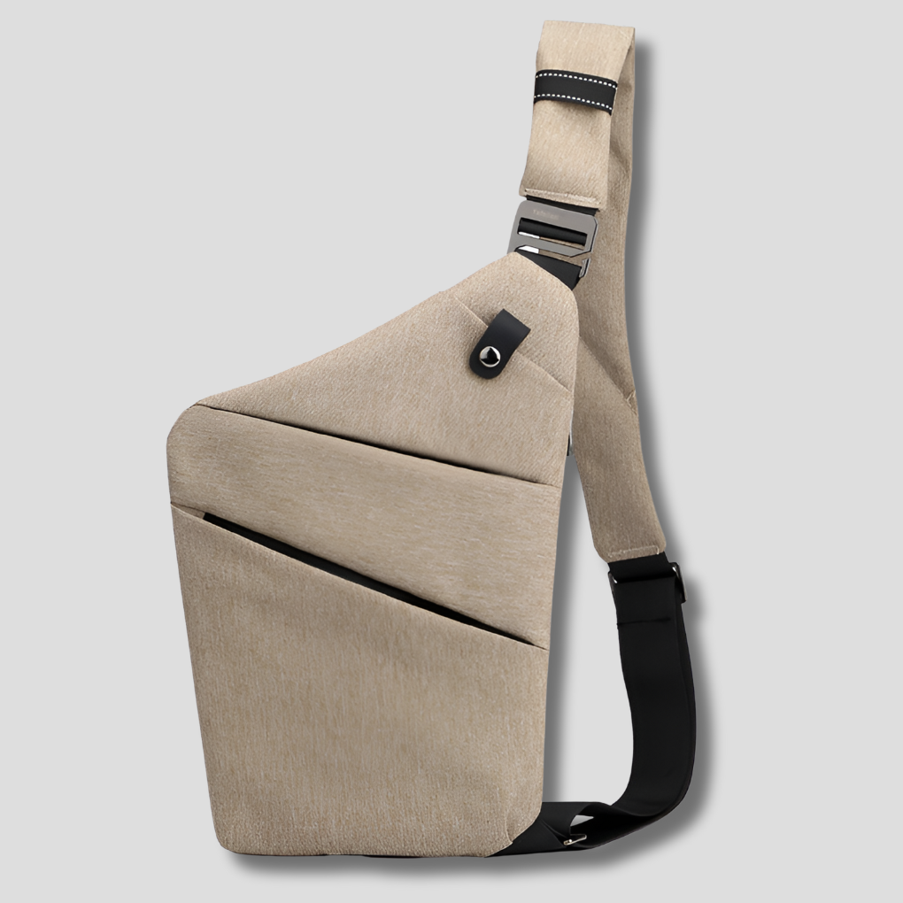 Borsa organizer a tracolla antifurto con cerniere nascoste