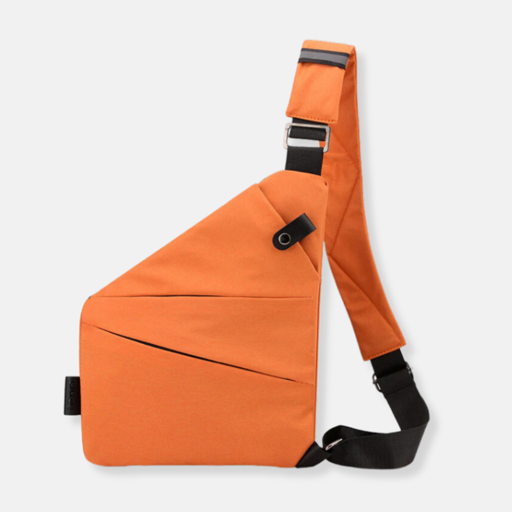 Borsa organizer a tracolla antifurto con cerniere nascoste