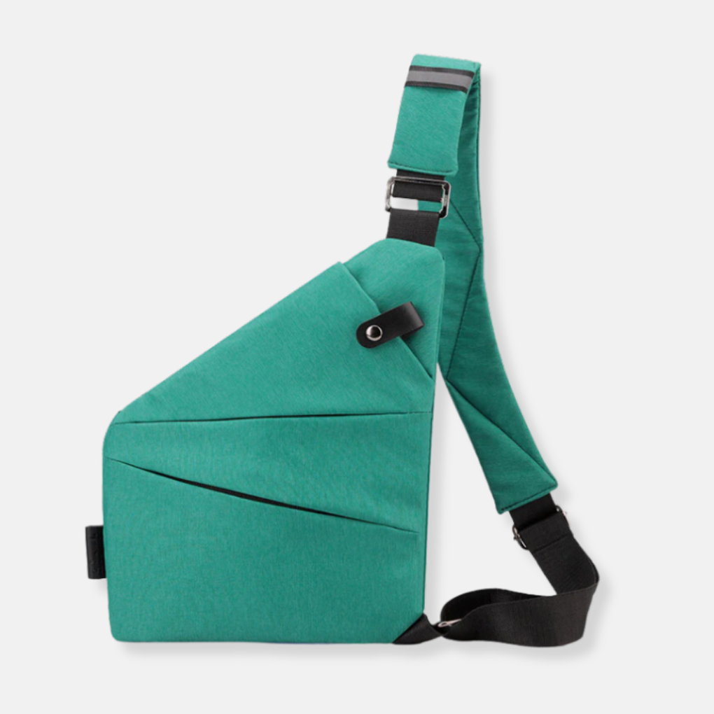 Borsa organizer a tracolla antifurto con cerniere nascoste