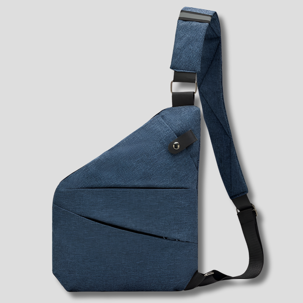 Borsa organizer a tracolla antifurto con cerniere nascoste