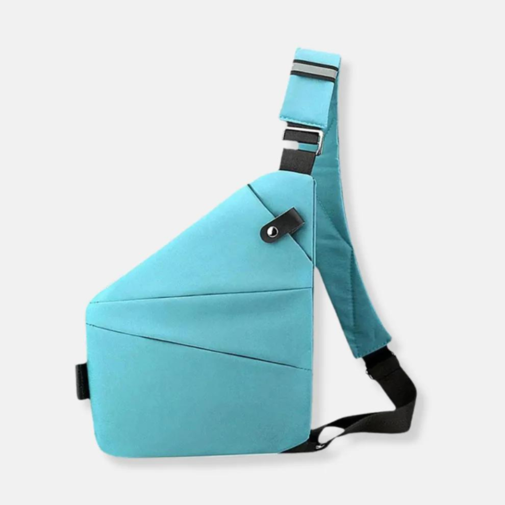 Borsa organizer a tracolla antifurto con cerniere nascoste