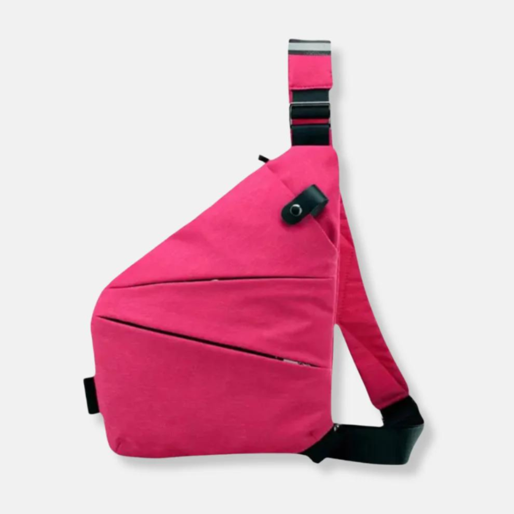 Borsa organizer a tracolla antifurto con cerniere nascoste