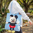 borsa trasportino aperta per gatti per passeggiate e visite dal veterinario - Borsa in canvas leggera per gatti e cani d